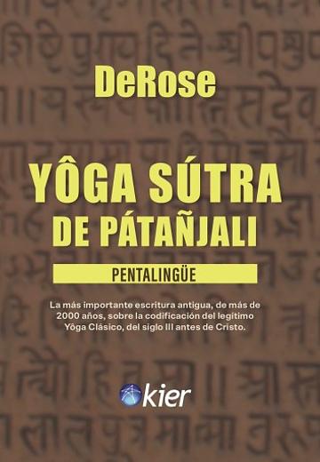 Cover of Yôga sútra pentalingüe en español